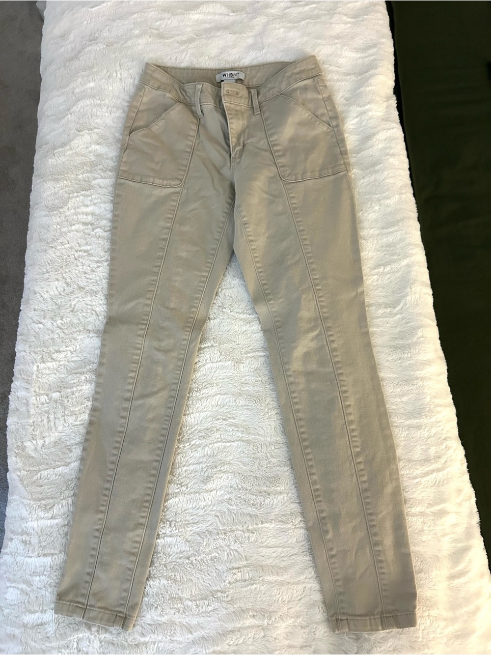 White House Black Market khaki slim pants